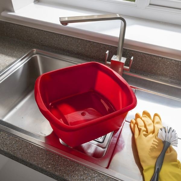 Lighean Addis Rect, 8 l, negru-image-1