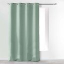 Draperie verde salvie dimout (semi-opacă) din microfibră 140x280 cm Absolu – douceur d'intérieur