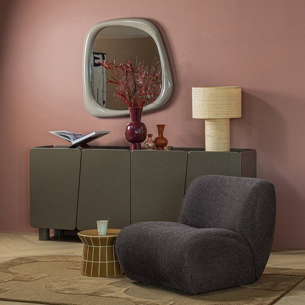 Măsuță auxiliară rotundă din ceramică ø 38 cm Plu – WOOOD-image-2