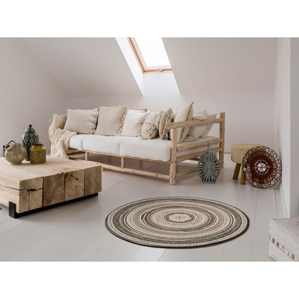 Covor adecvat interior / exterior Universal Verdi, ⌀ 120 cm, gri-image-1