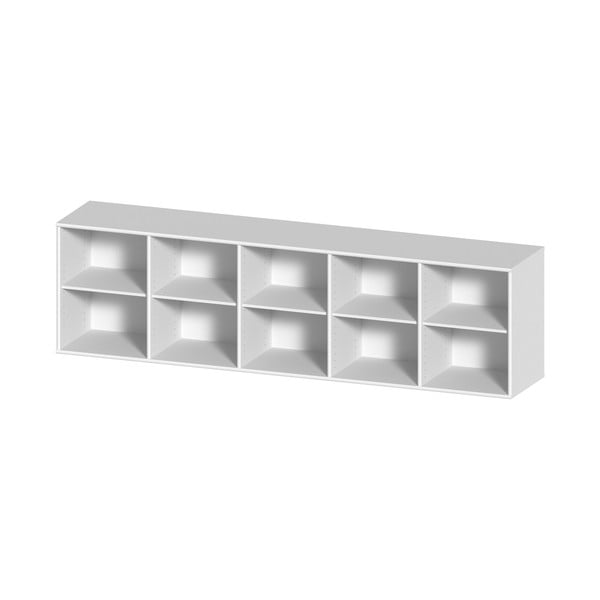 Bibliotecă albă suspendată 220x61 cm Mistral – Hammel Furniture-image-2