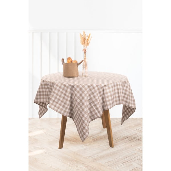 Față de masă din bumbac 150x150 cm Gingham – Tiseco Home Studio-image-4