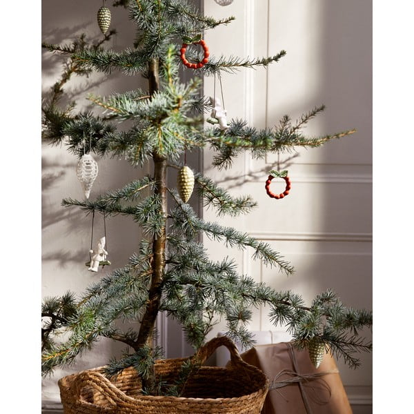 Ornament de Crăciun din porțelan Pine Cone – Kähler Design-image-3