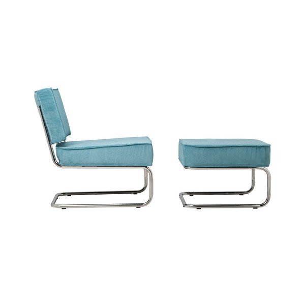 Fotoliu Zuiver Rib, turcoaz -image-3