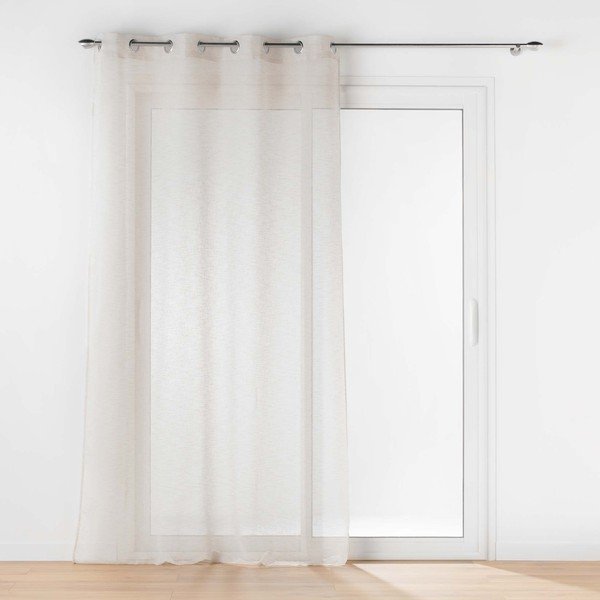 Perdea fildeș din voal 140x240 cm Carlin – douceur d'intérieur