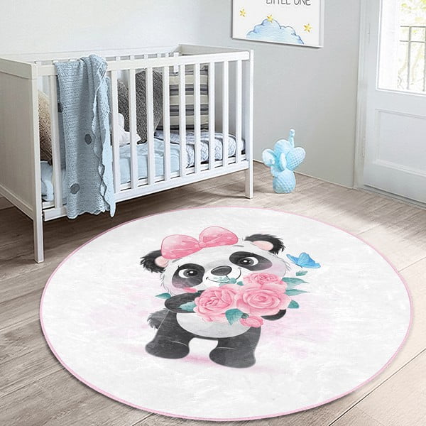 Covor pentru copii alb ø 100 cm Comfort – Mila Home-image-2