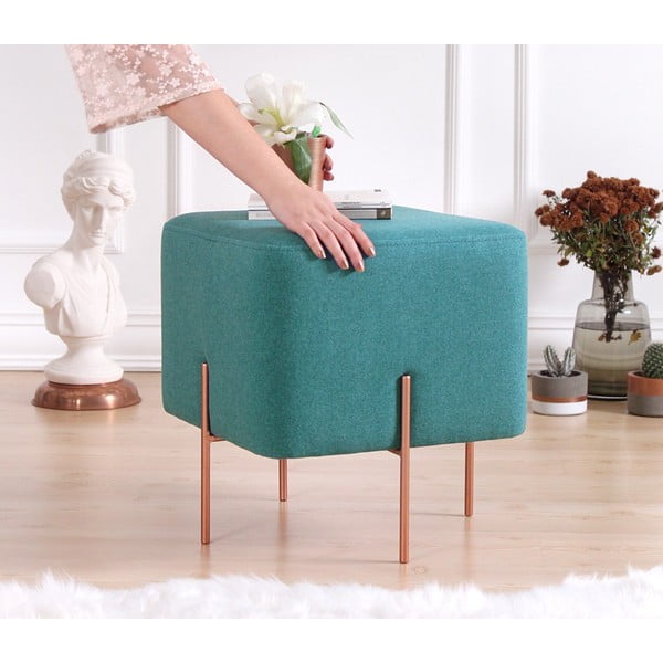 Taburet albastru Copper – Artie-image-3