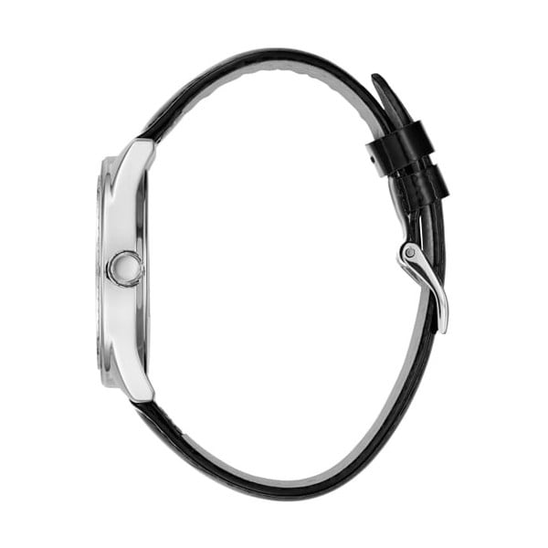 Ceas damă Guess W0884L3, curea din piele, negru-image-2
