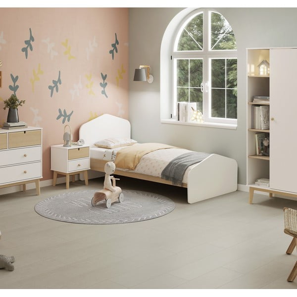 Noptieră de copii albă Estefania – Marckeric-image-1