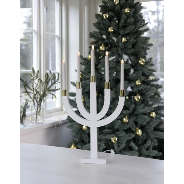 Decorațiune luminoasă de Crăciun albă Elias – Star Trading-image-1