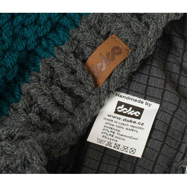 Căciulă tricotată manual DOKE Jade-image-3
