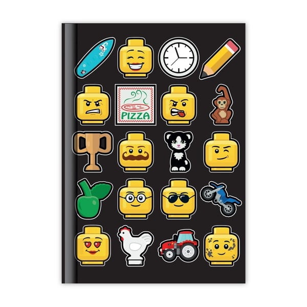 Jurnal LEGO® Iconic, negru