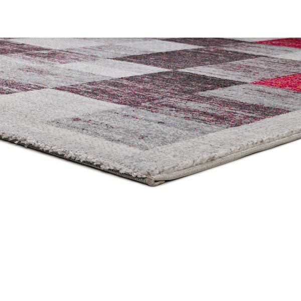 Covor roșu/gri 200x290 cm Sheki – Universal-image-2