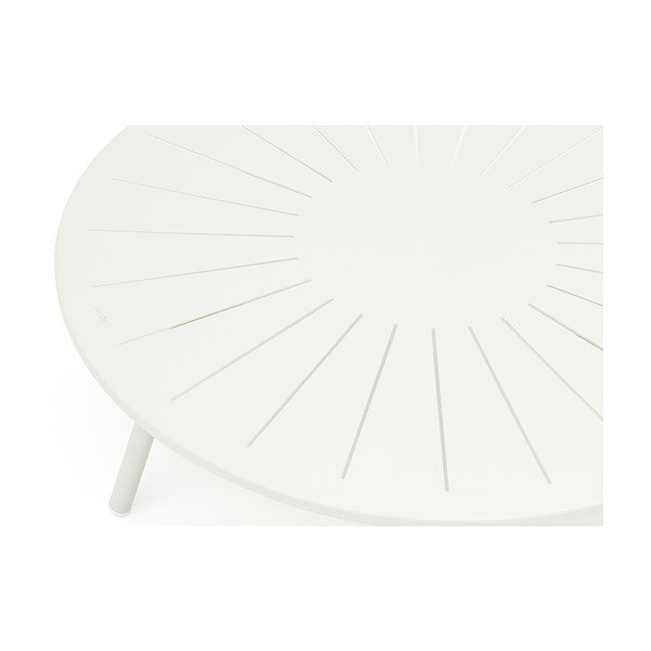 Măsuță de cafea pentru grădină rotundă din aluminiu ø 110 cm Fleole – Ezeis-image-2