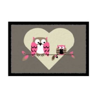 Covoraș intrare Hanse Home Owls, 40x60 cm, gri