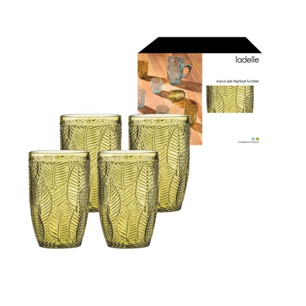 Pahare 4 buc. 450 ml Areca – Ladelle-image-3