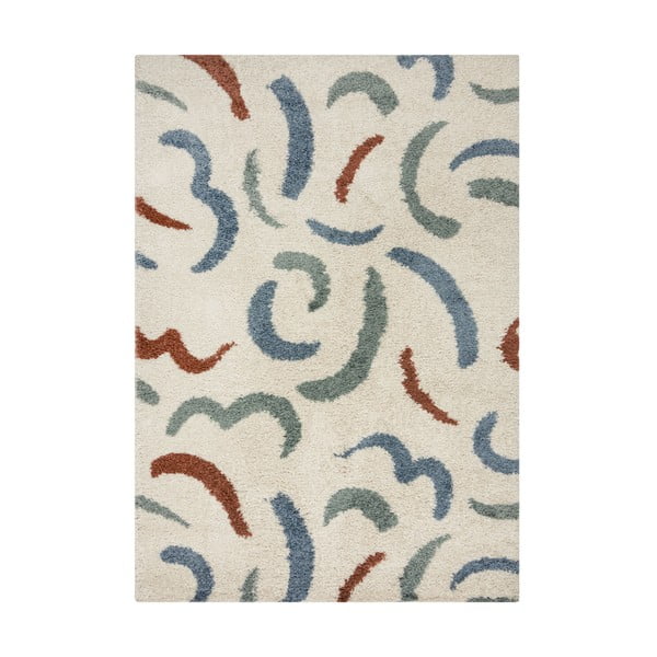 Covor crem 200x290 cm Squiggle – Flair Rugs