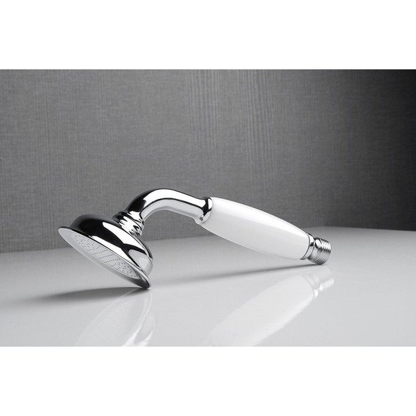 Cap de duș argintiu lucios din alamă ø 7 cm Epoca – Sapho-image-1