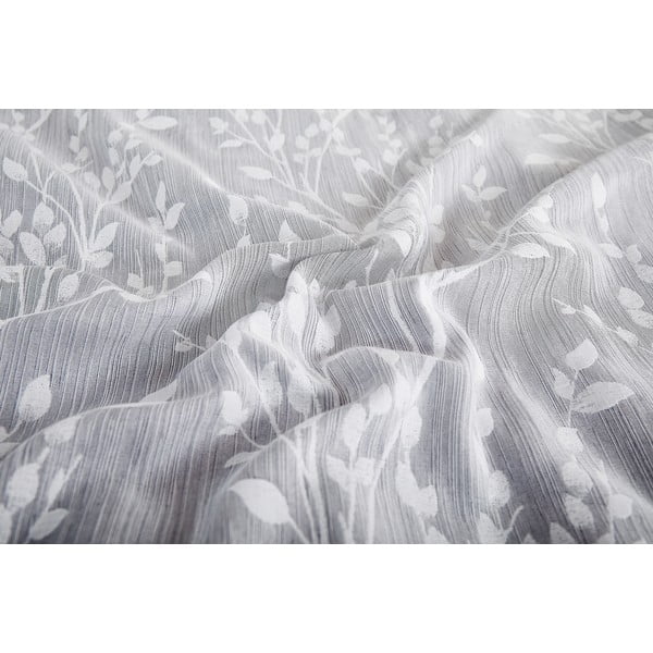 Lenjerie de pat gri din jacquard pentru pat de o persoană 140x200 cm Boston – My House-image-2