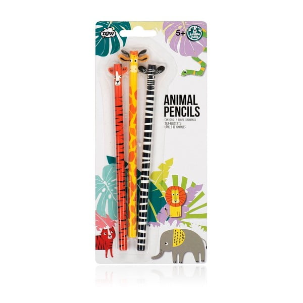 Set 3 creioane NPW Animal Pencils