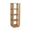 Bibliotecă în culoare naturală cu aspect de lemn de stejar 45x140x45 cm Merge – Hübsch