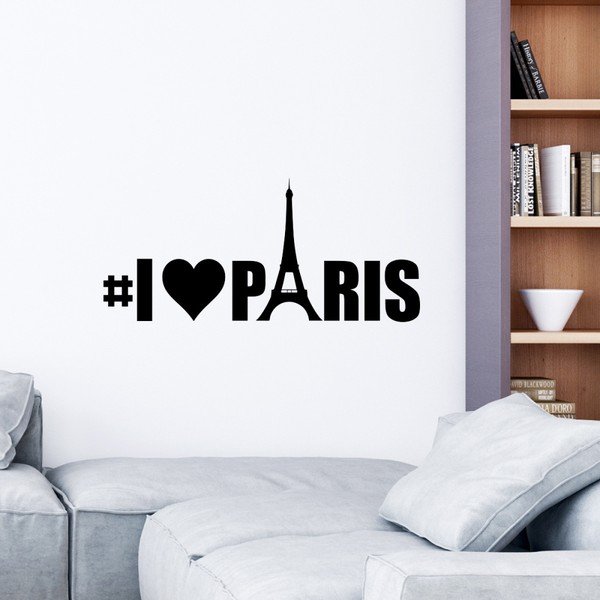 Autocolant Ambiance I Love Paris-image-1
