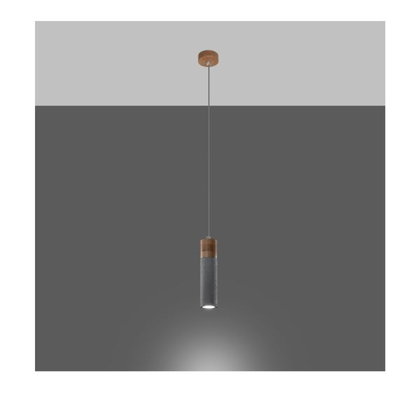 Lustră gri ø 7 cm Susanna – Sollux-image-1