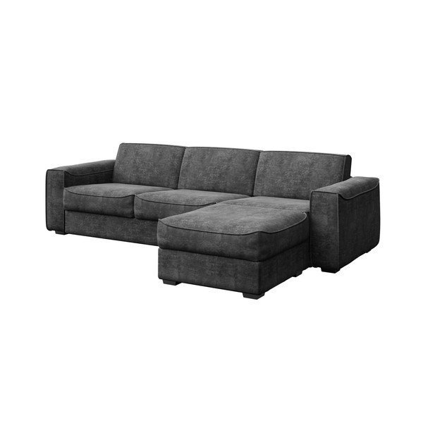Canapea extensibilă MESONICA Munro, 308 cm L, gri închis-image-2