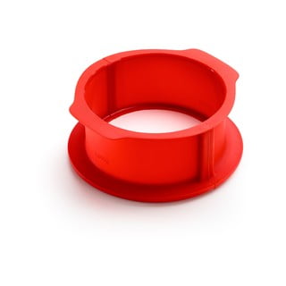 Formă din silicon pentru tort Lékué, ⌀ 18 cm, roșu