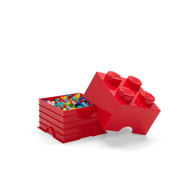 Cutie depozitare LEGO®, roșu-image-2