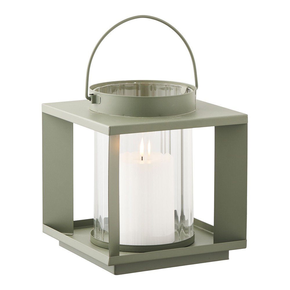 Felinar din metal/din sticlÄ(Ã®nÄu0083lÈu009Bime 20,5 cm) Lohals âu0080House Nordic