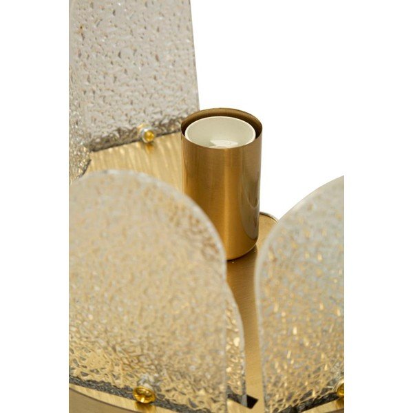 Aplică de perete aurie din sticlă Gris – Mauro Ferretti-image-3