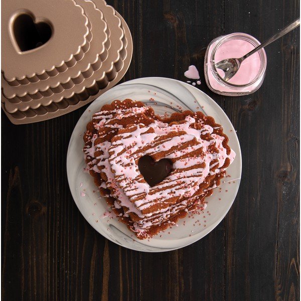 Formă pentru chec Nordic Ware Heart, 2,8 l,-image-1