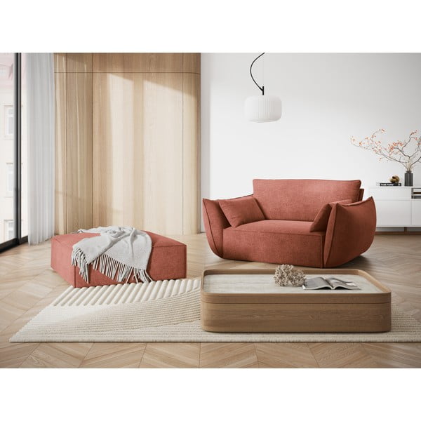 Fotoliu roșu Vanda – Mazzini Sofas-image-1
