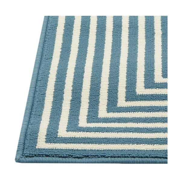 Covor pentru exterior Floorita Braid, 133 x 190 cm, albastru-image-3