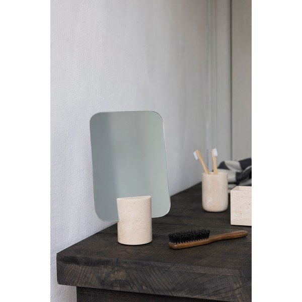 Oglindă cosmetică 18x30 cm Travertine – Mette Ditmer Denmark-image-1