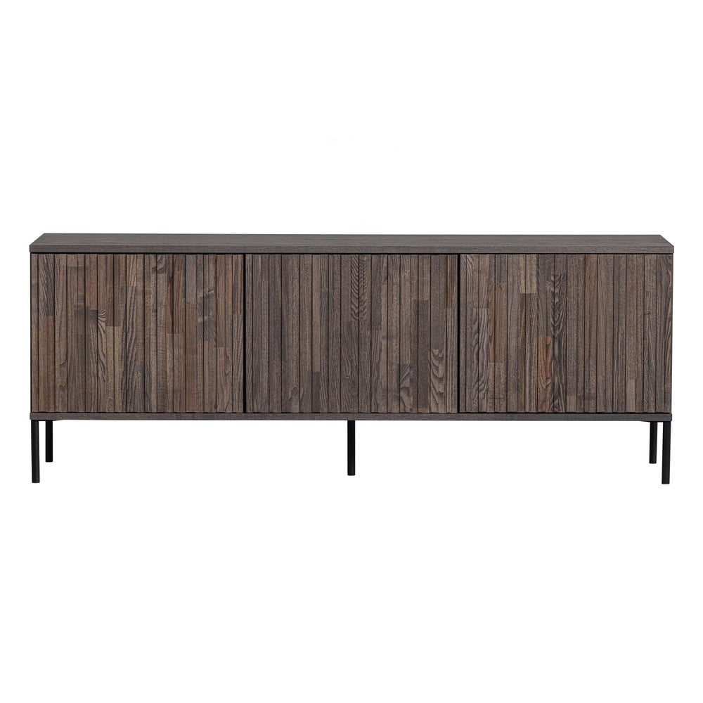 Comodă TV maro cu aspect de lemn de frasin 150x56 cm Gravure – WOOOD