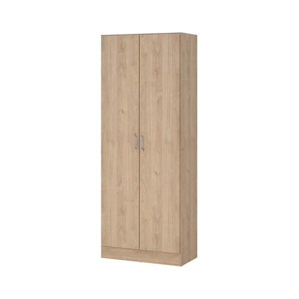Șifonier în culoare naturală cu aspect de lemn de stejar 70x181x36 cm Focus – Tvilum