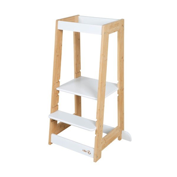 Turn de învățare alb din bambus – Roba