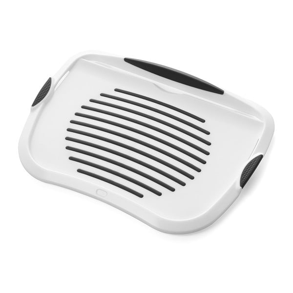 Tavă Addis Lap Tray, alb - gri