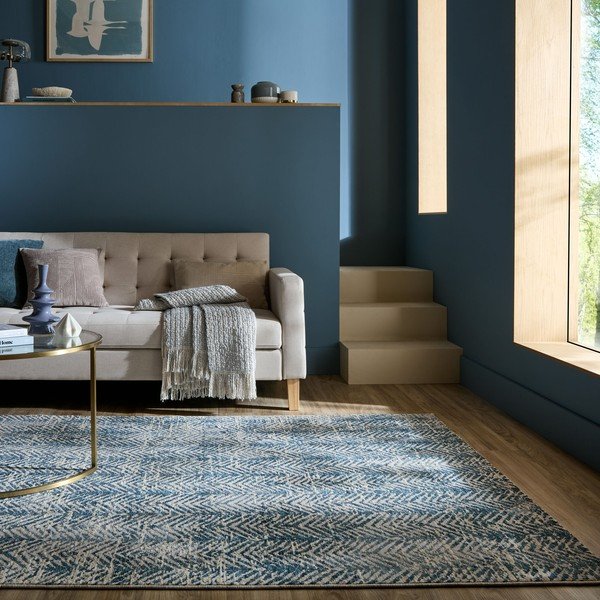 Covor albastru 160x230 cm Lua Abstract – Flair Rugs-image-1