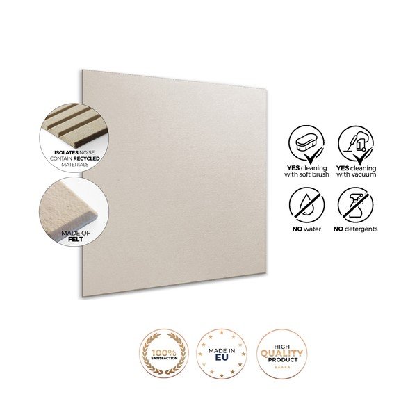 Panouri acustice 2 buc. din material textil 60x60 cm Light Timber II – Styler-image-4