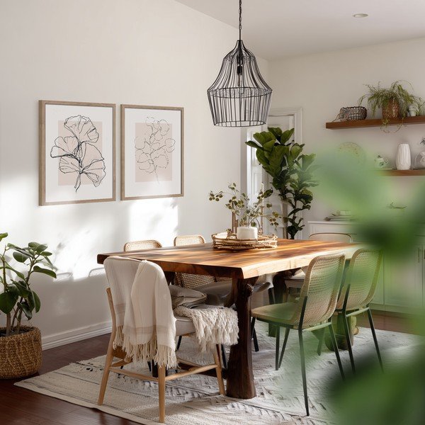 Tablouri cu ramă 2 buc. imprimate 30x40 cm Floral Set – Styler-image-2