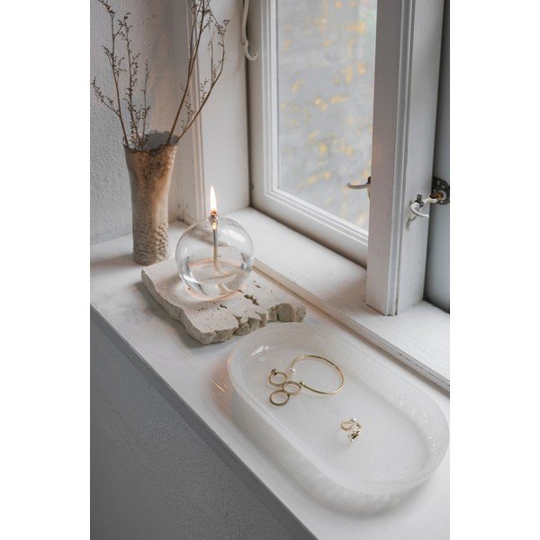 Tavă decorativă din sticlă 14x25,5 cm Opal – Mette Ditmer Denmark-image-1