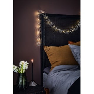 Ghirlandă luminoasă Markslöjd Serve, lungime 190 cm, argintiu