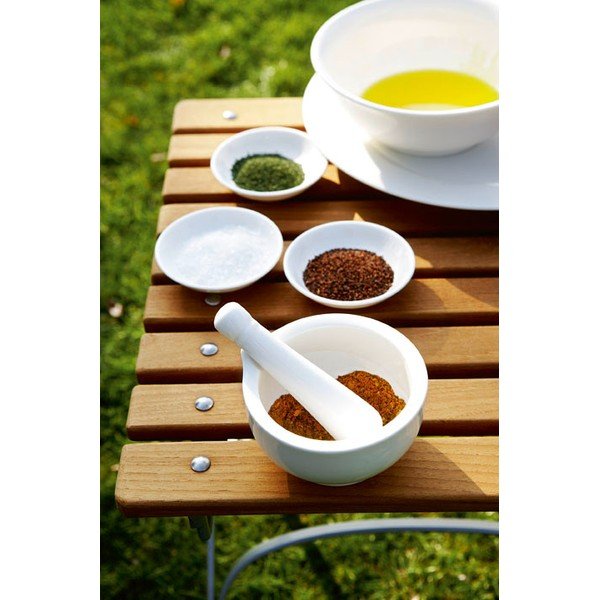 Mojar cu pistil din porțelan Maxwell & Williams Basic, alb-image-1