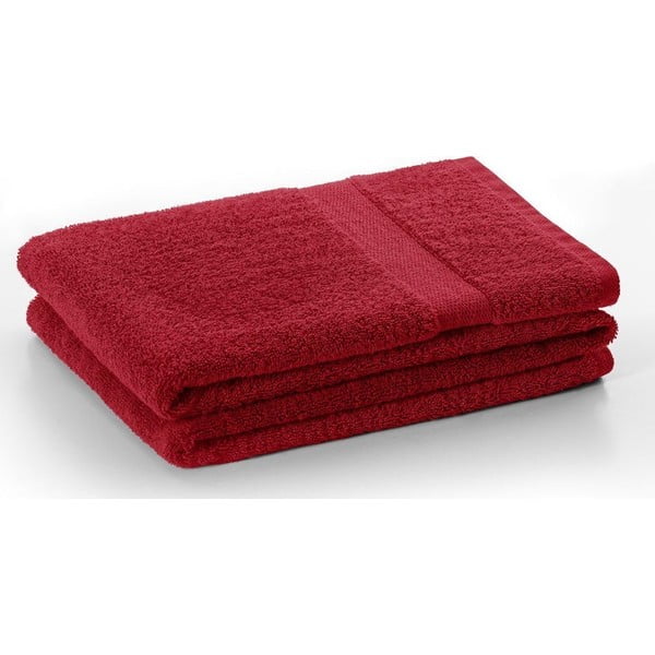 Prosop DecoKing Marina, 50 x 100 cm, roșu