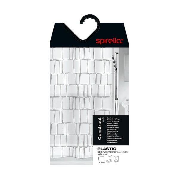 Perdea de duș 180x200 cm Construct – Spirella-image-4