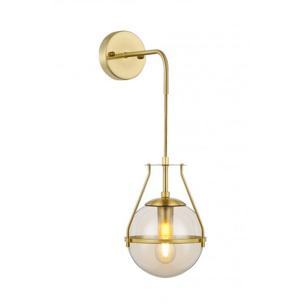 Aplică de perete aurie ø 16 cm Drop – GTV