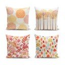 Set 4 fețe de pernă Minimalist Cushion Covers Autumn Design, 45 x 45 cm